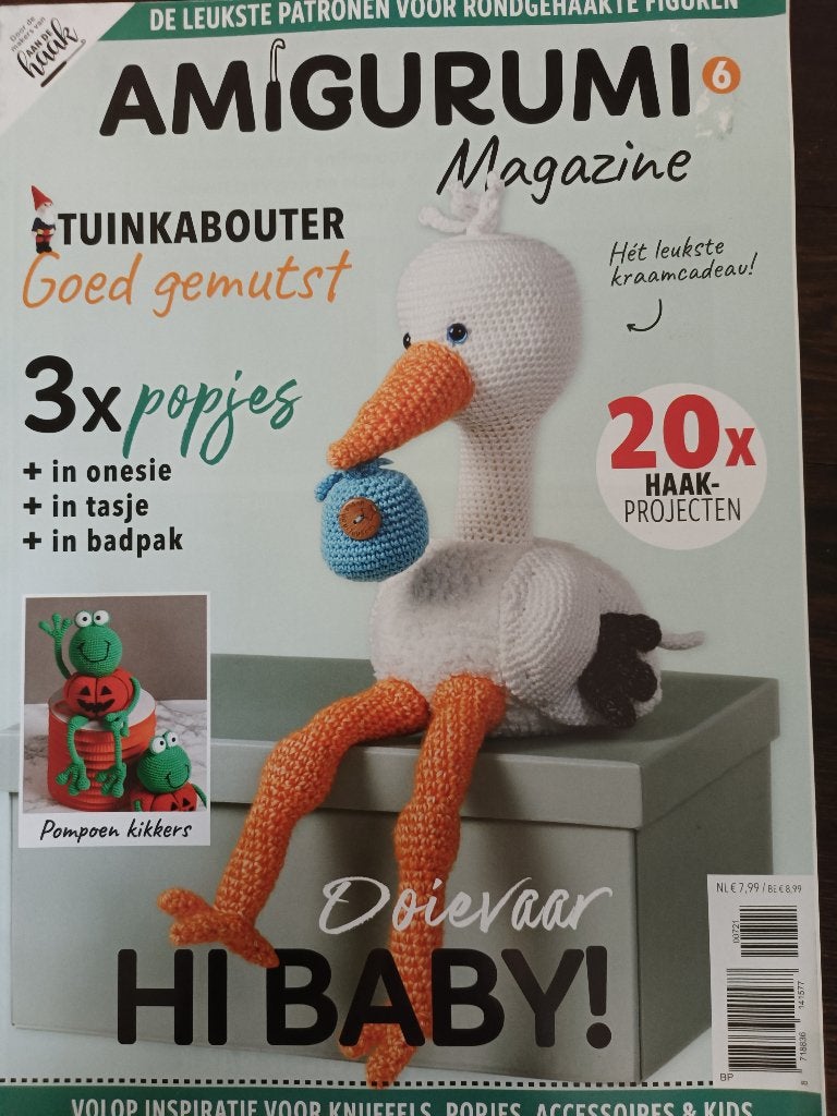 Amigurumi Magazine 6 met 20 haakprojecten  Aan de haak, Breien en Haken, Aan de haak, Ophalen of Verzenden, Zo goed als nieuw