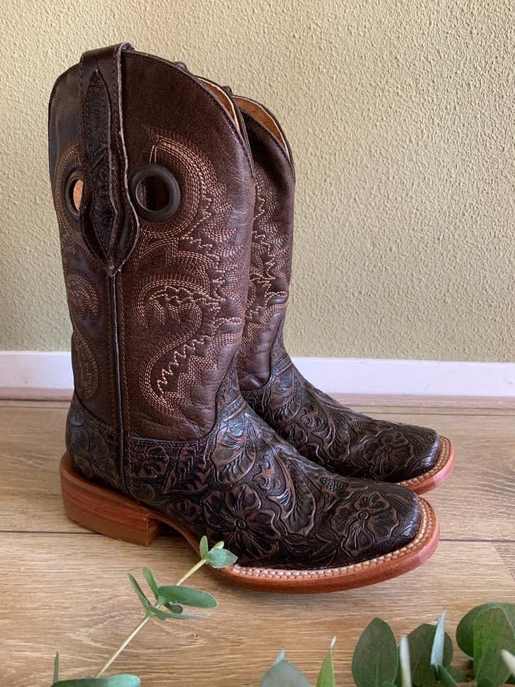 Gran Lider cowboylaarzen 37 square toe western boots, Hoge laarzen, -, Ophalen of Verzenden, Zo goed als nieuw
