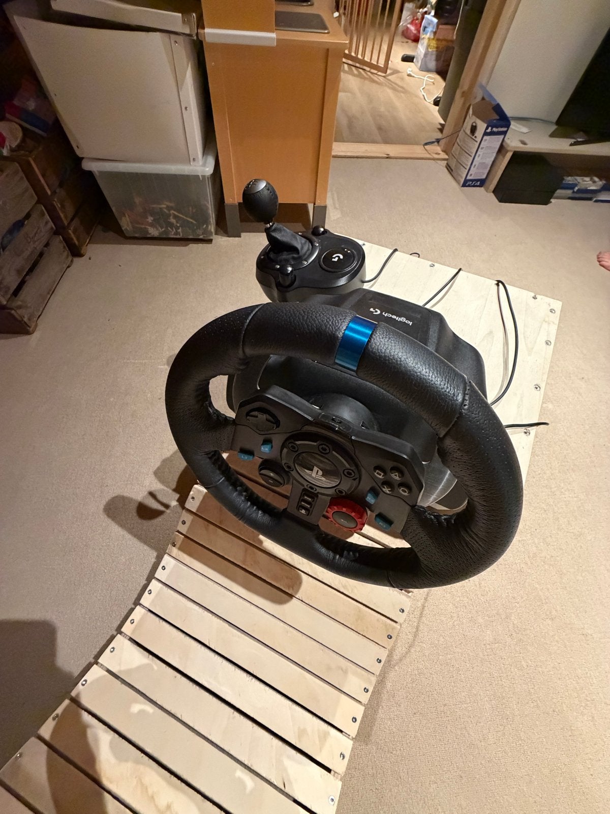 Logitech G29 racestuur met pedalen en pook voor PlayStation, Ophalen of Verzenden, Zo goed als nieuw, Stuur of Pedalen, PlayStation 4