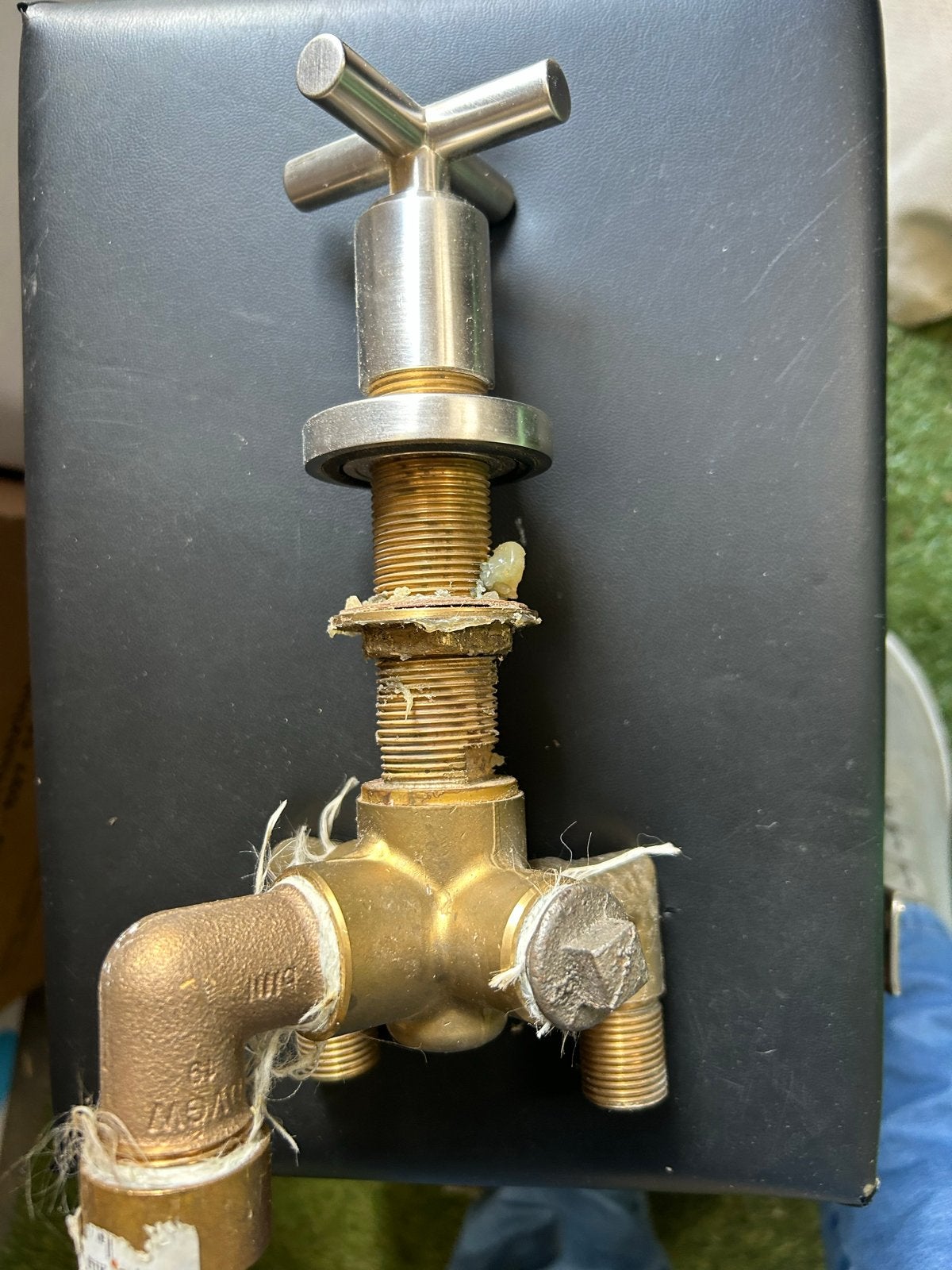 Dornbracht Messing Kraan met Kruisgreep - Gebruikt, Doe-het-zelf en Verbouw, Sanitair, Ophalen, Gebruikt, Chroom, Kraan