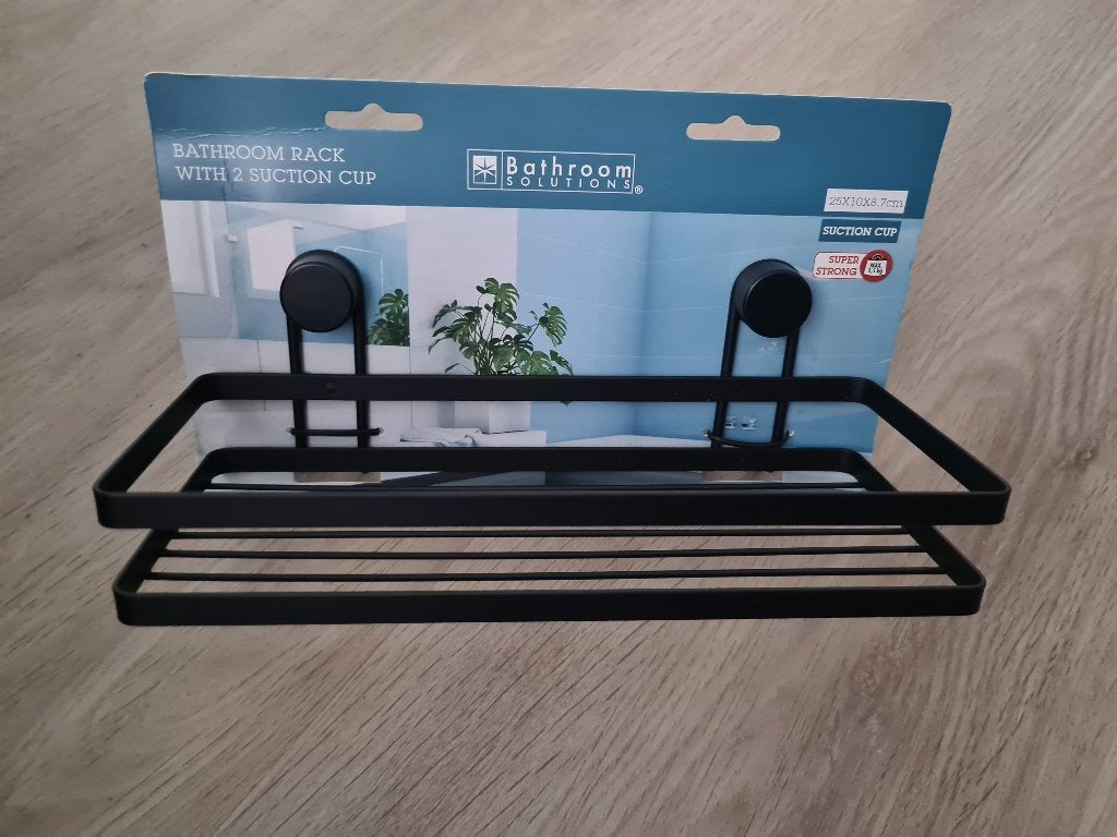 Ophangrek douche/badkamer metaal, Ophalen of Verzenden, Nieuw, Zwart, Overige typen