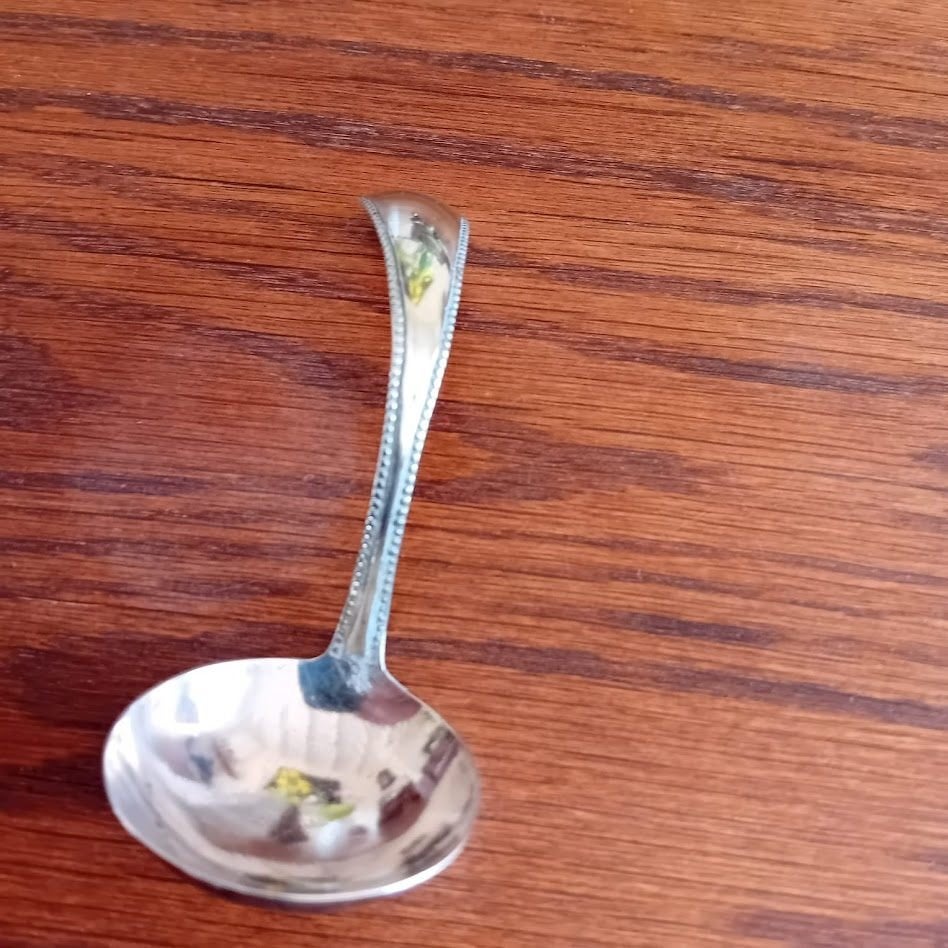 zilveren roomlepel, Antiek en Kunst, Antiek | Goud en Zilver, Ophalen of Verzenden