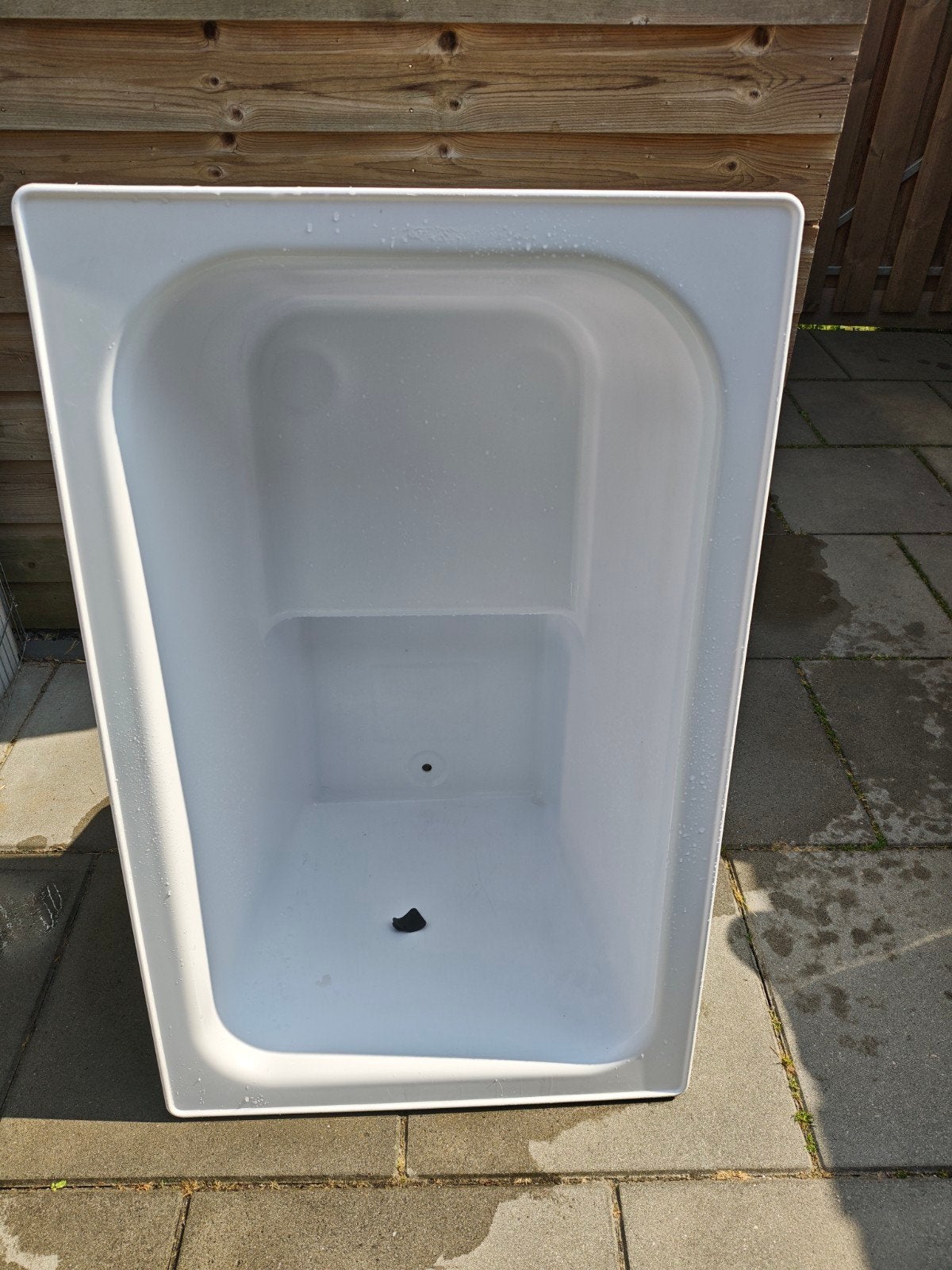 Witte Marinella kunststof zitbad, zo goed als nieuw, Ophalen, Zo goed als nieuw, Bad