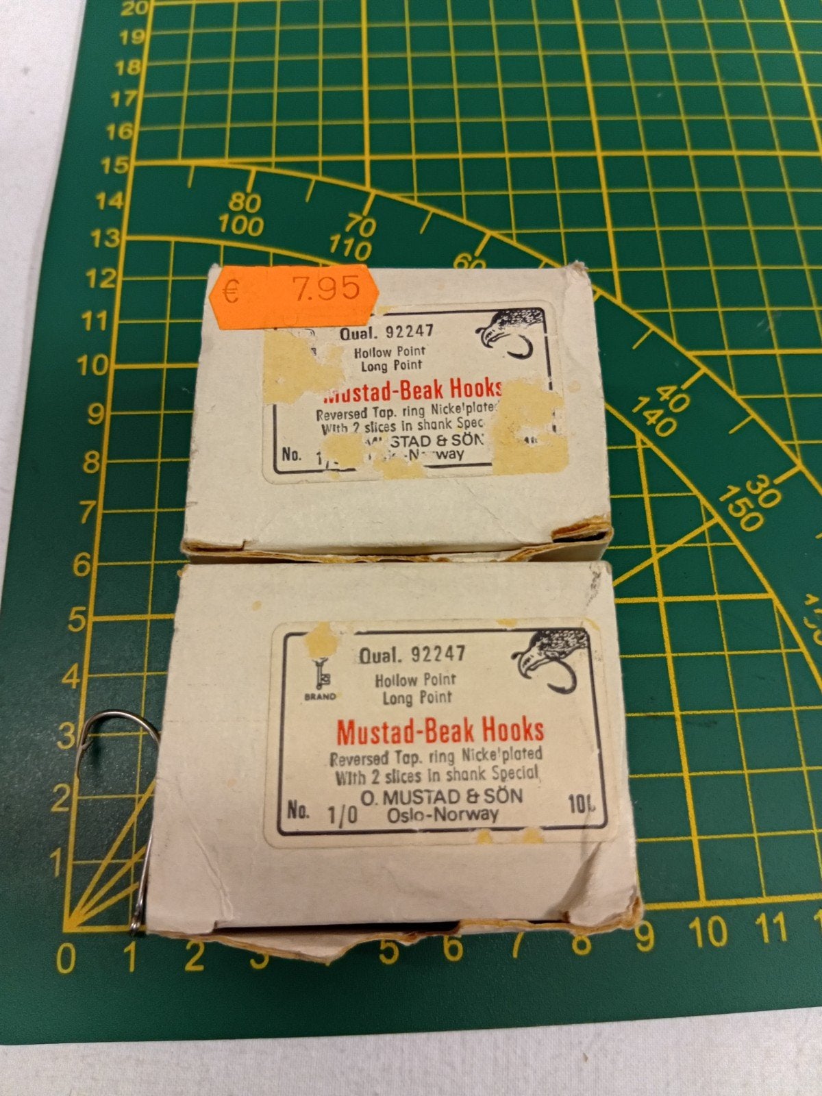 Mustad-Beak Hooks - Kwalit⁸eit 92247 - Maat 1/0, Ophalen of Verzenden, Nieuw, Haak