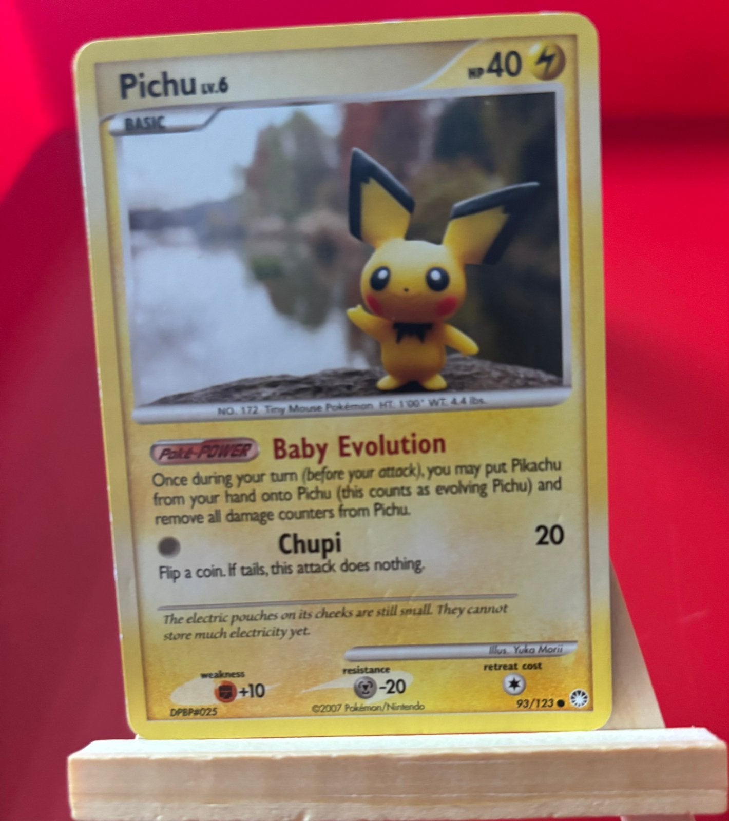 Pichu - 92/123 (GD), Ophalen of Verzenden, Zo goed als nieuw