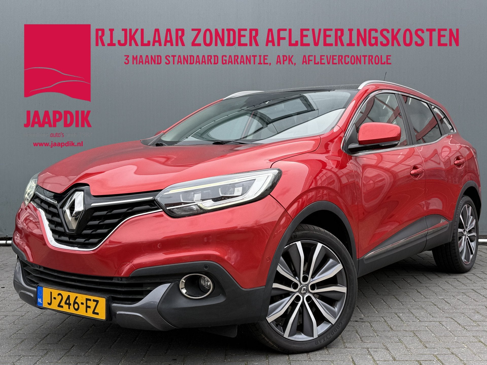 Renault Kadjar BWJ 2016 1.2 131 PK TCe Extase AUTOMAAT LEDER, Kadjar, Gebruikt, 4 cilinders, 1198 cc
