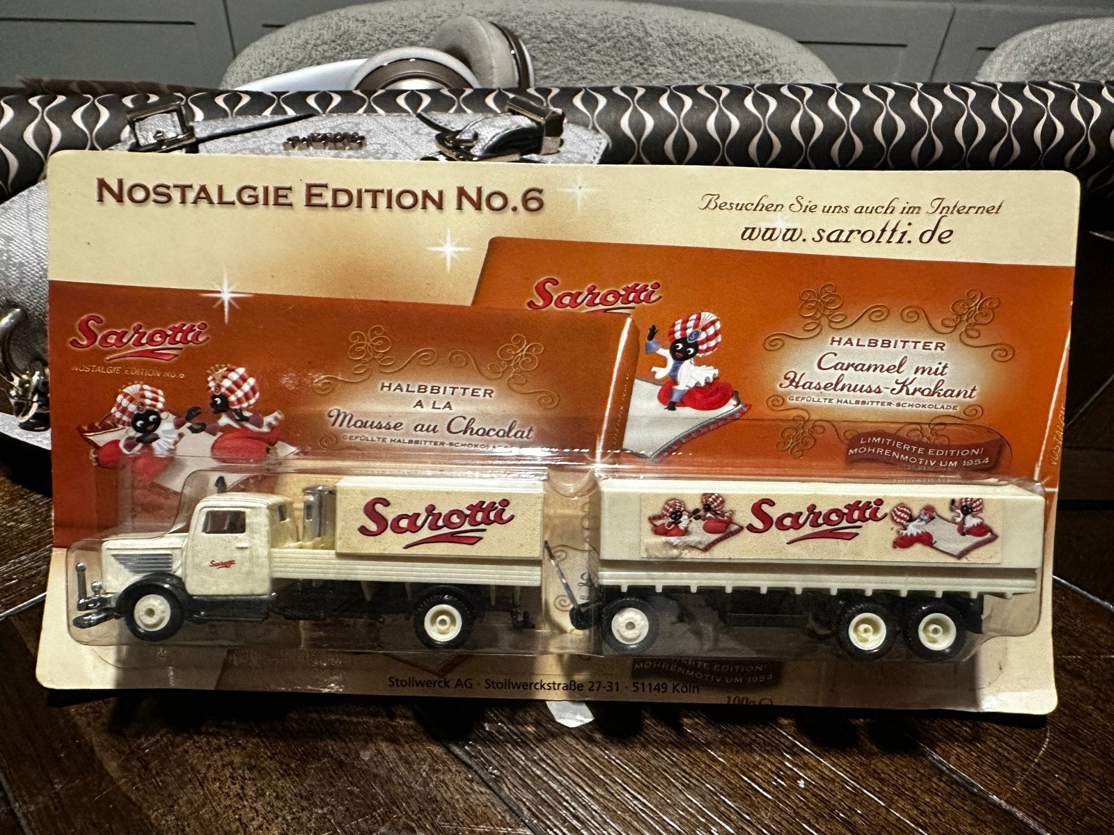 Sarotti Nostalgie Edition No.6 Vrachtwagen met Aanhanger NOS, Ophalen of Verzenden, Nieuw, Auto's