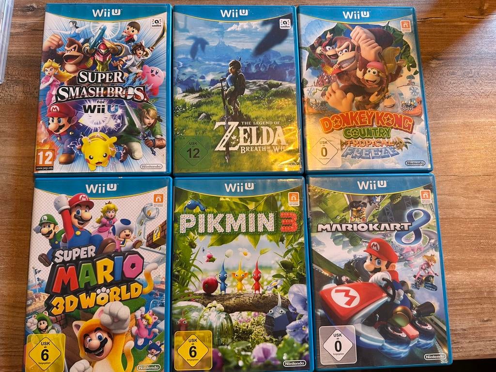Partij Toptitels Wii U! Zelda, Mario, Donkey Kong, Pikmin 3!, Spelcomputers en Games, Avontuur en Actie, 1 speler, Ophalen of Verzenden