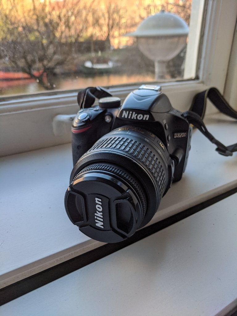 Nikon D3200 DSLR-camera, Audio, Tv en Foto, Fotocamera's Digitaal, Ophalen, Zo goed als nieuw, Compactcamera, Nikon