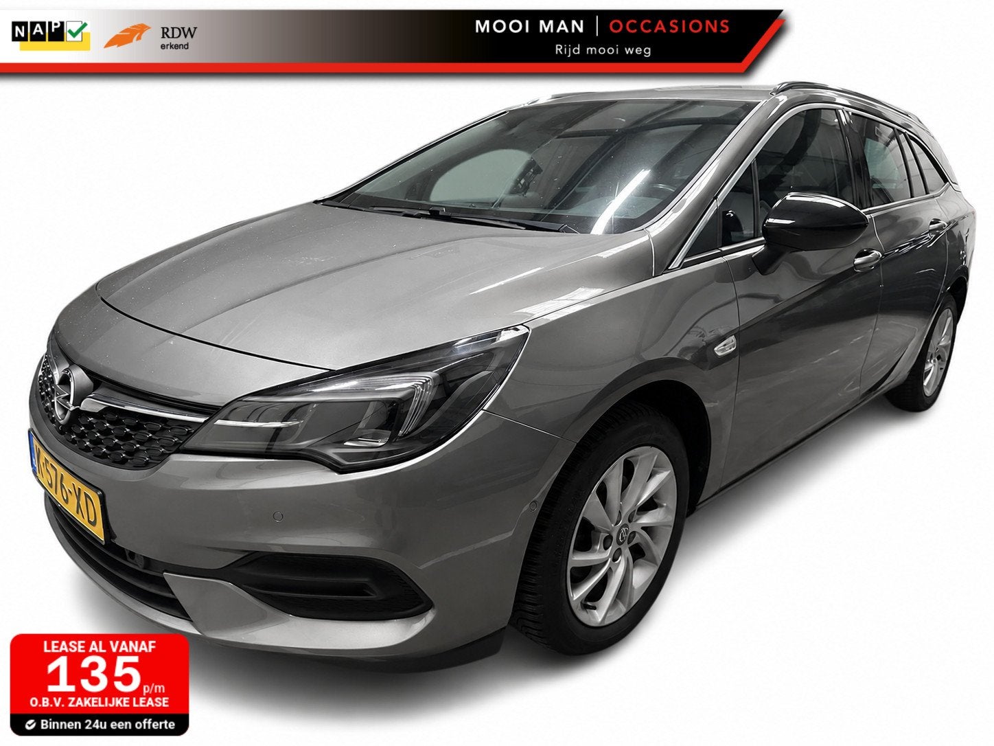 Opel Astra Sports Tourer 1.2 Business Elegance, Gebruikt, Euro 6, 1199 cc, Origineel Nederlands
