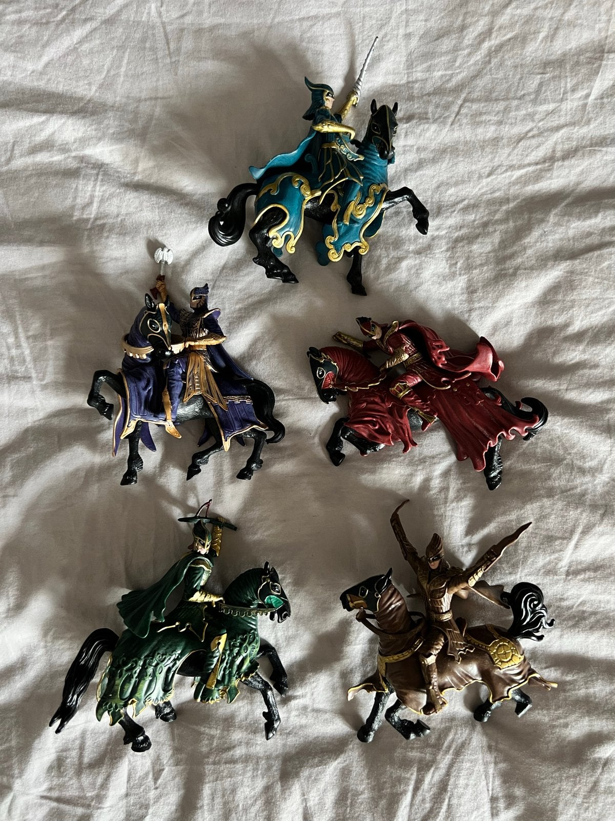 Complete Efteling Raveleijn ridderset speelfiguren, Verzamelen, Ophalen of Verzenden, Gebruikt, Beeldje of Poppetje