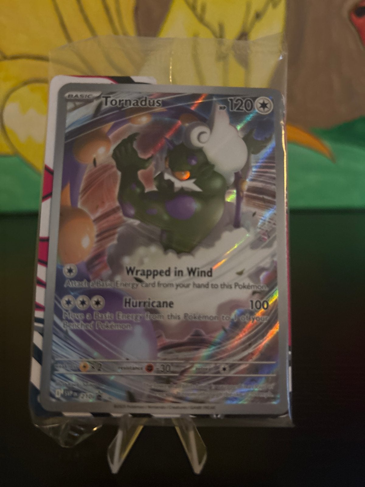 Sealed Tornadus promo Full Art Pokémon Kaart, Ophalen of Verzenden, Zo goed als nieuw, Losse kaart, Foil