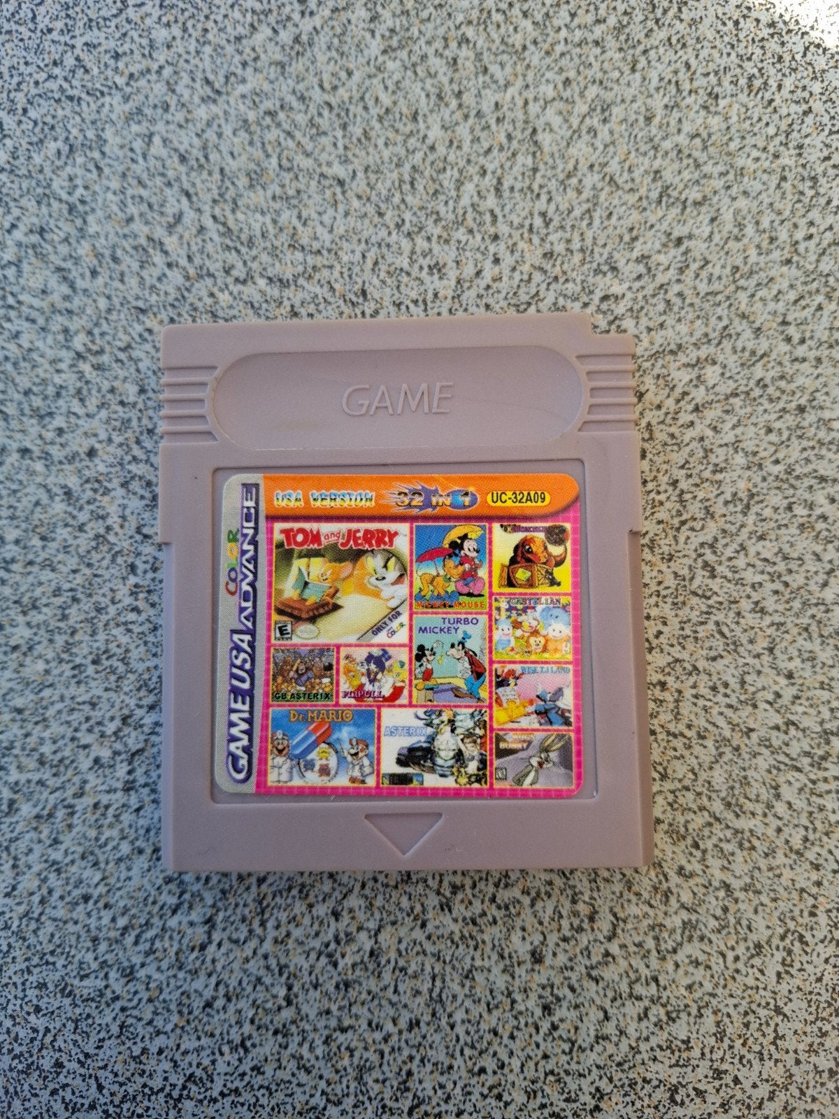 Game USA Advance 32-in-1 Gameboy Cartridge, Spelcomputers en Games, Games | Nintendo Game Boy, Gebruikt, Overige genres, 1 speler