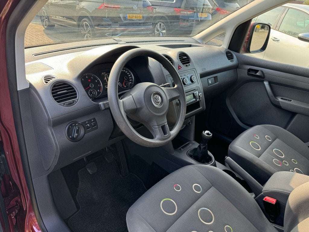 Volkswagen Caddy 2.0 Ecofuel roncalli airco, stoelverw, pdc, Voorwielaandrijving, Stof, Gebruikt, 4 cilinders