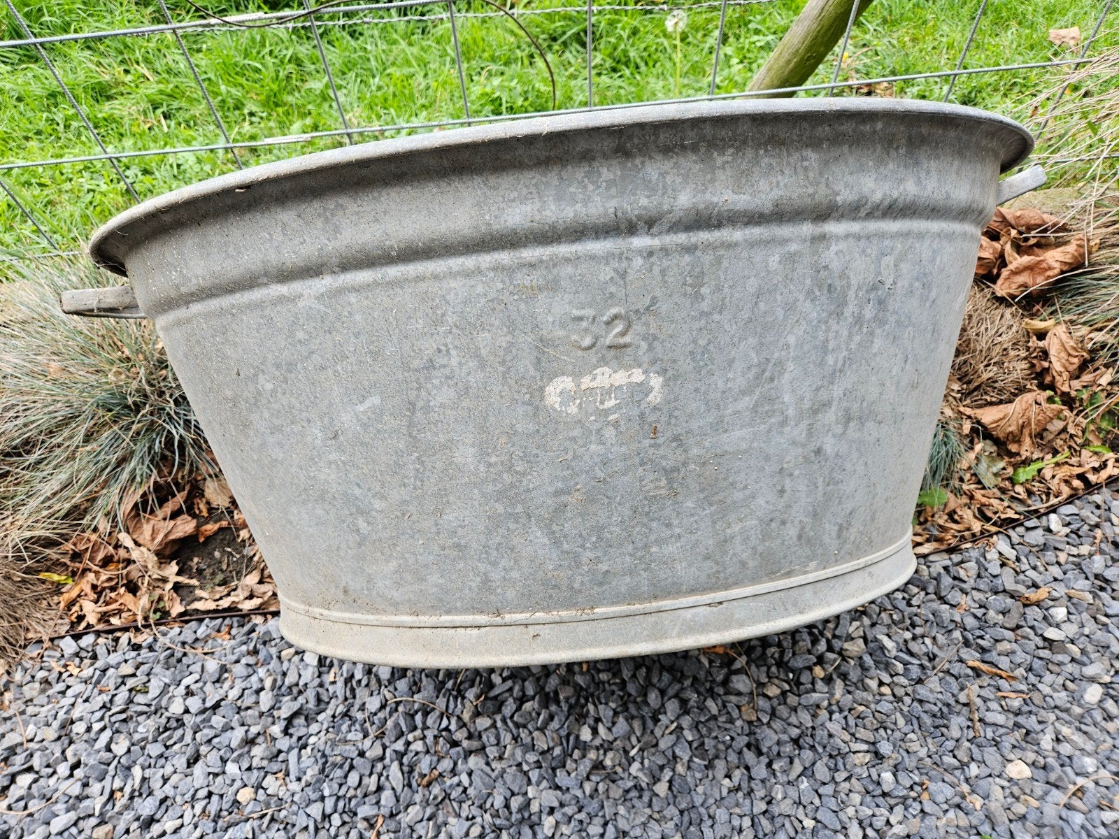 Vintage Zinken Wastobbe - Authentiek en Decoratief, Ophalen