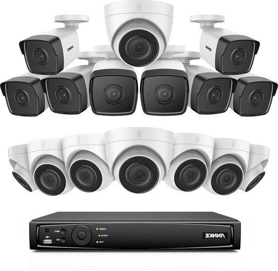 16-kanaals IP Beveiligingscamset – IP Camerasysteem, Corvance B.V., Verzenden, Nieuw, Corvancebol@gmail.com