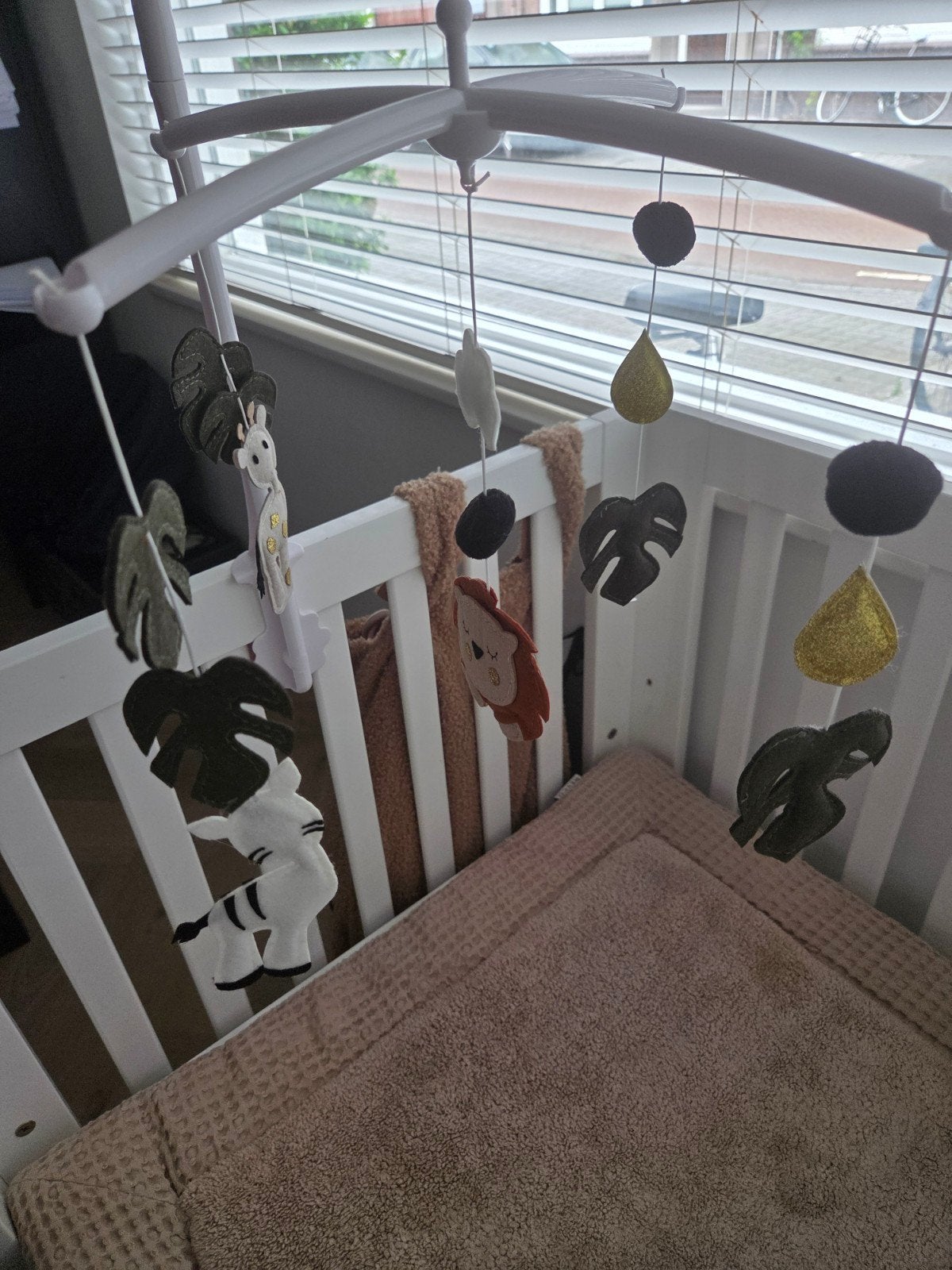 Kieke Piep muziek Mobiel- Jungle Thema, Kinderen en Baby's, Ophalen of Verzenden, Zo goed als nieuw