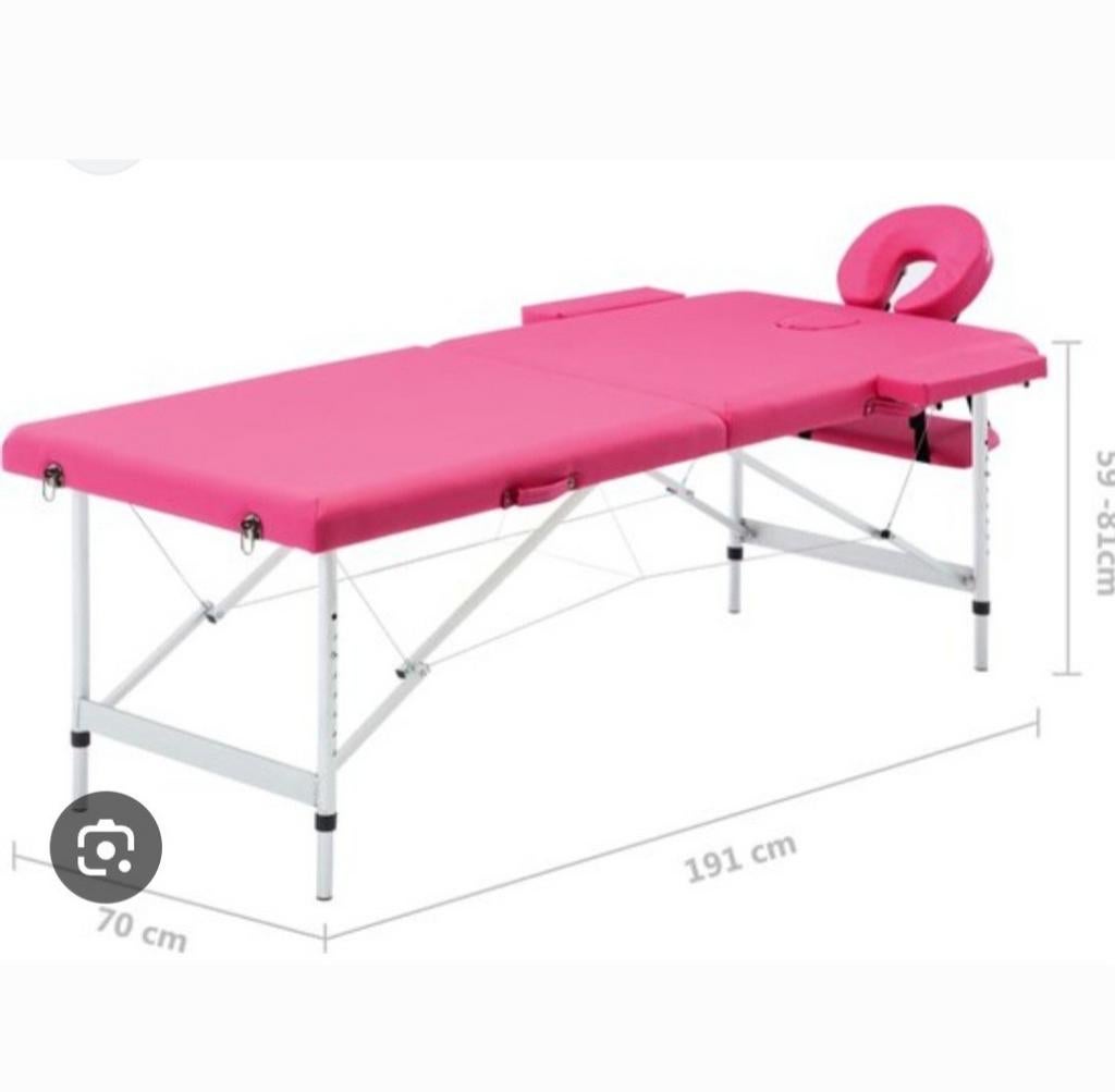 Nieuw  roze  massage tafel, Ophalen of Verzenden, Nieuw, Massagetafel