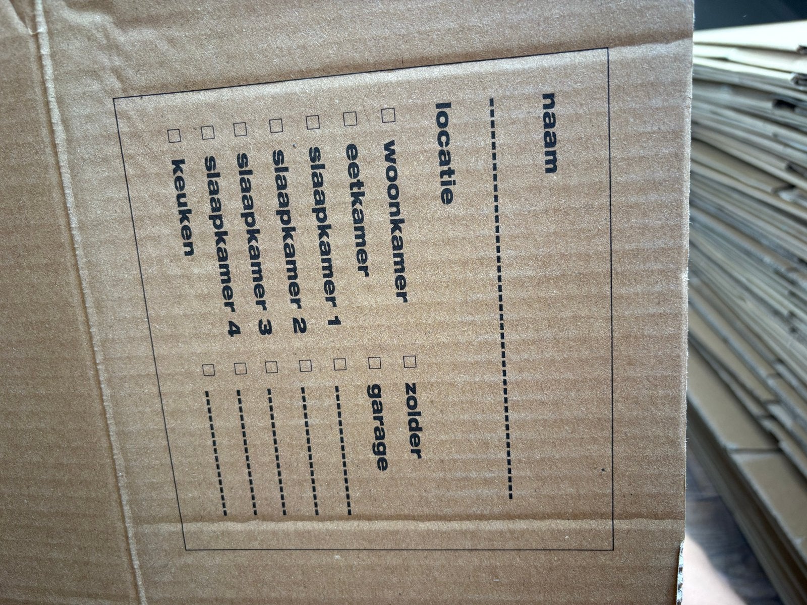 Verhuisdozen, Doe-het-zelf en Verbouw, Kratten en Dozen, Ophalen, 40 tot 60 cm, Opvouwbaar, 50 tot 75 cm