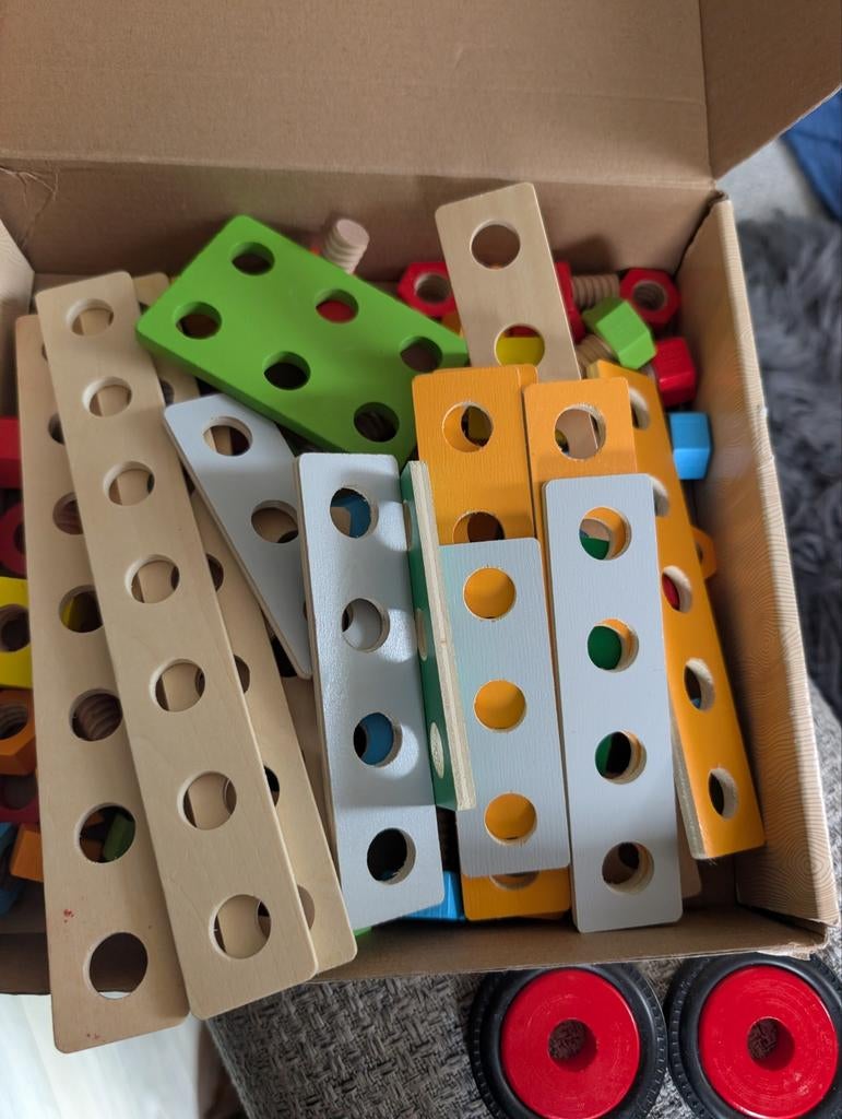 Mini Matters Houten Constructieset - 74 Stuks, Ophalen of Verzenden, Zo goed als nieuw, Overige merken