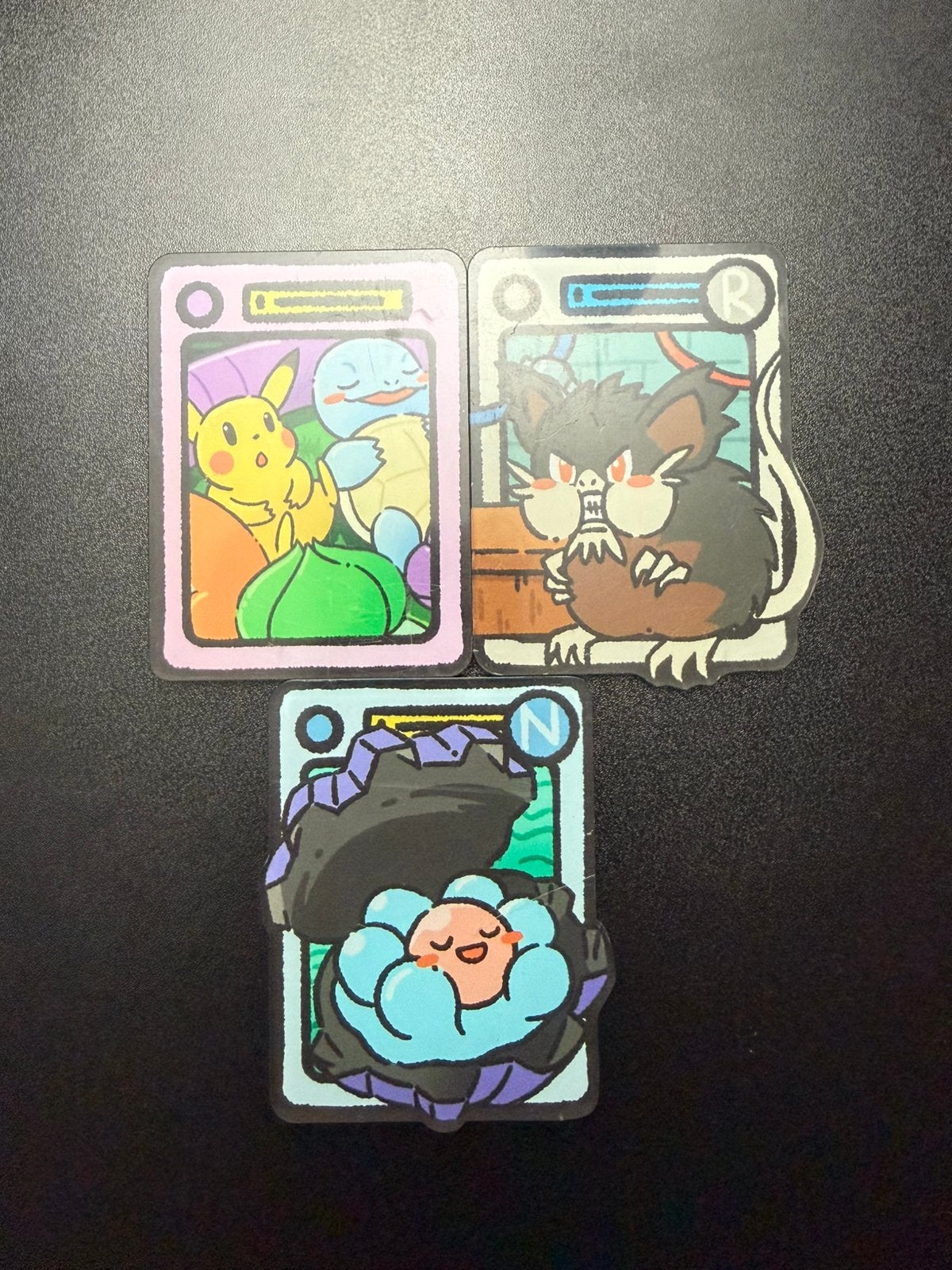Pokémon Magneten – Pikachu & Squirtle, Raticate en Clamperl, Hobby en Vrije tijd, Verzenden, Zo goed als nieuw
