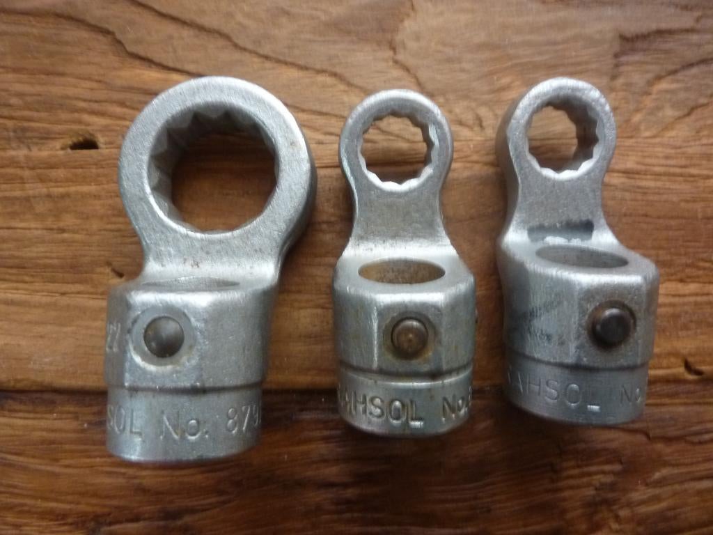 3x rahsol opsteek-ringsleutel 22mm of 13mm opsteeksleutel, Auto diversen, Ophalen of Verzenden, Gebruikt