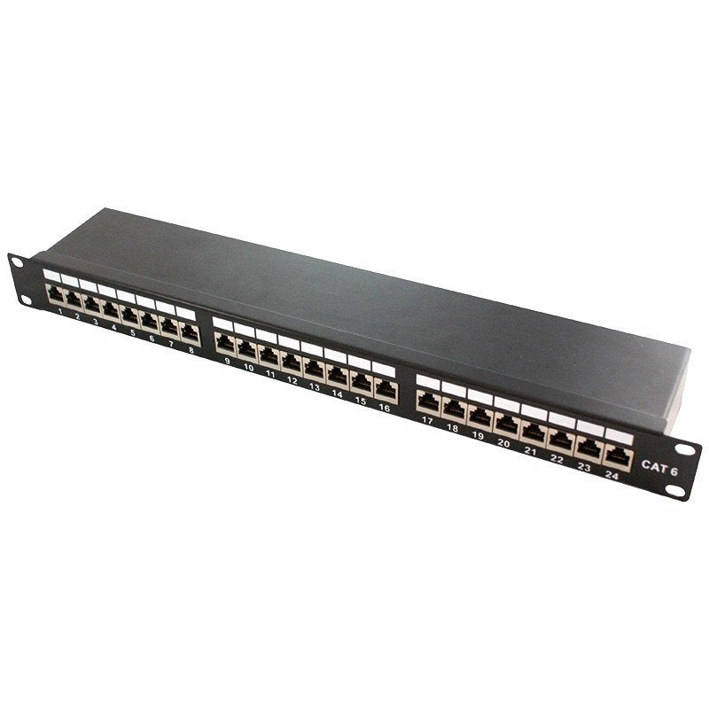 Patchpaneel 19inch 24poorts CAT6 RJ45, Hobby en Vrije tijd, Overige Hobby en Vrije tijd, Verzenden, Nieuw
