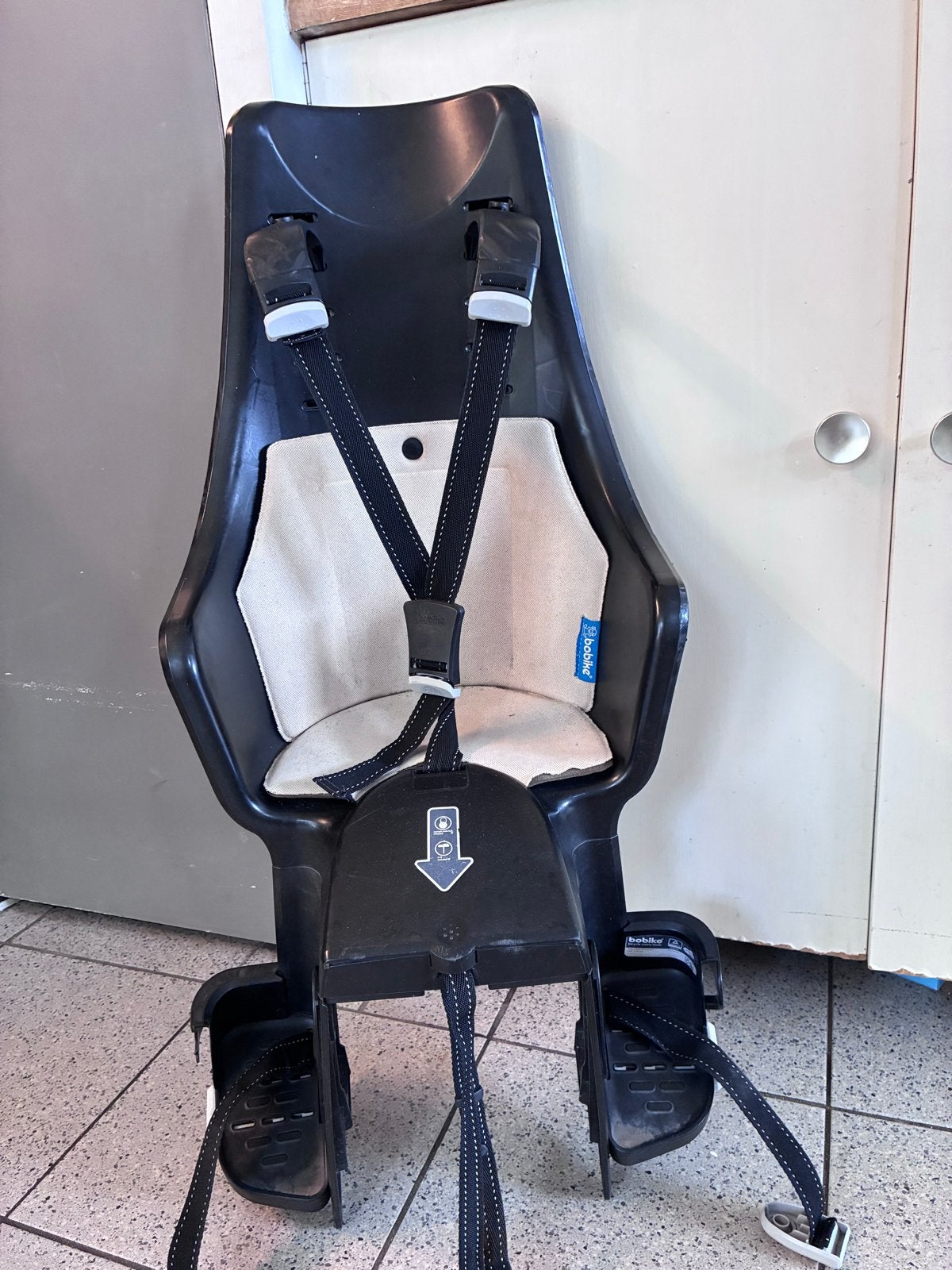 Bobike Achterzitje voor fiets - Gebruikt maar in goede staat, Achterzitje, 0 t/m 18 kg, Ophalen of Verzenden, Gebruikt