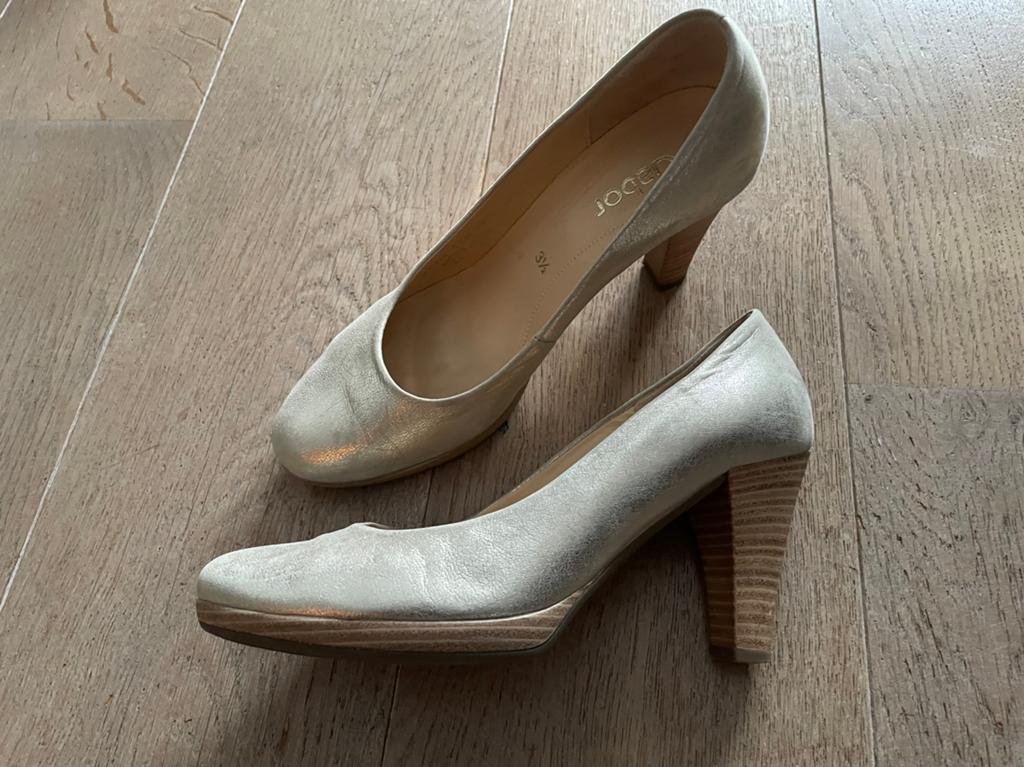 Pumps licht goud kleurig 36.5 Gabor, Ophalen of Verzenden, Zo goed als nieuw, Overige kleuren