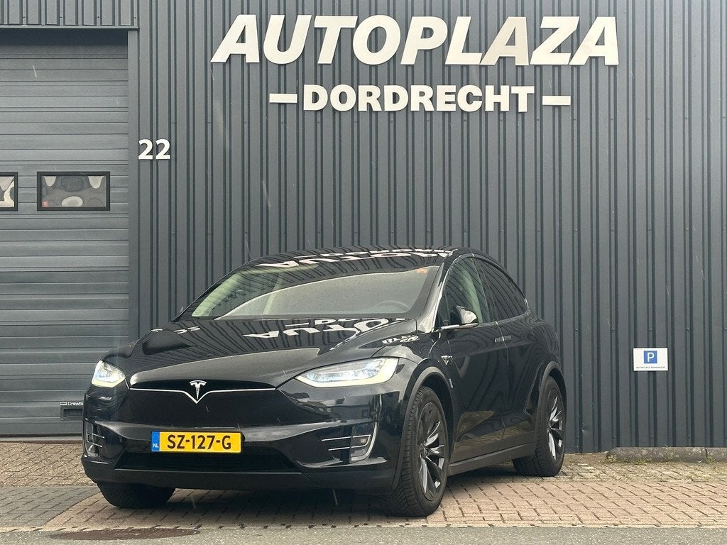 Tesla Model X 100D 6p. SOH 88%, Auto's, Tesla, Gebruikt, Zwart, Vierwielaandrijving, 2250 kg