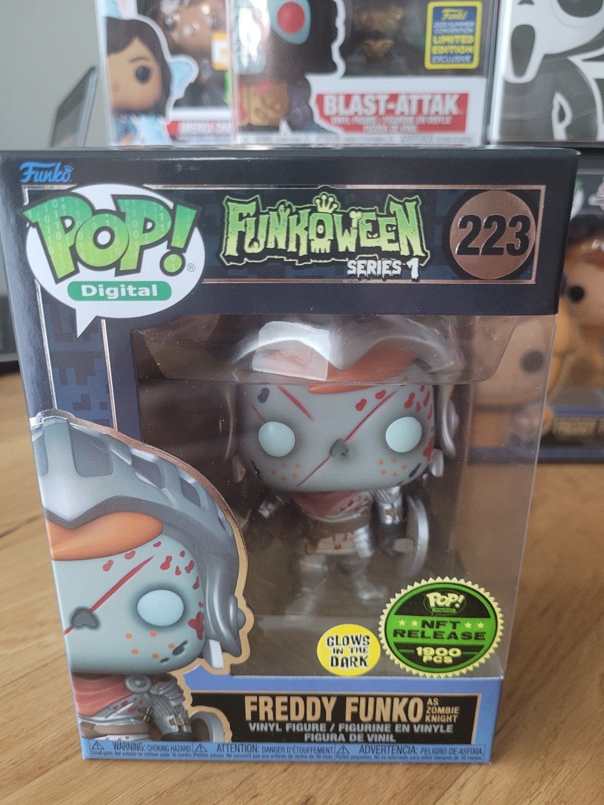 Funko Pop! Digital Funkoween Freddy Funko as Zombie Knight, Kinderen en Baby's, Speelgoed | Actiefiguren, Ophalen of Verzenden