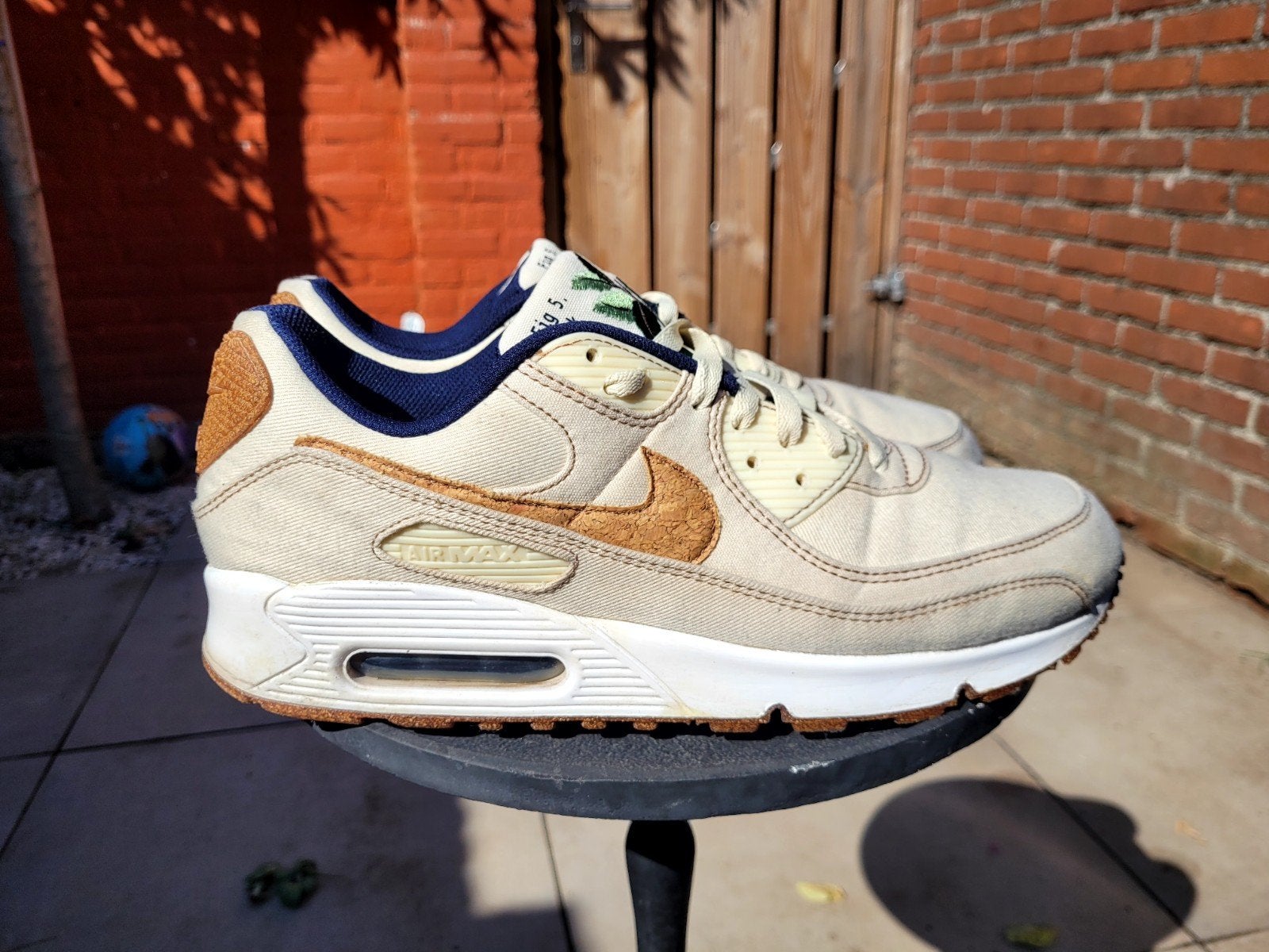 Nike Air Max 90 Cork "Coconut Milk" maat 45.5, ManolaSneakers@gmail.com, 5151AS, Overige kleuren, Nike