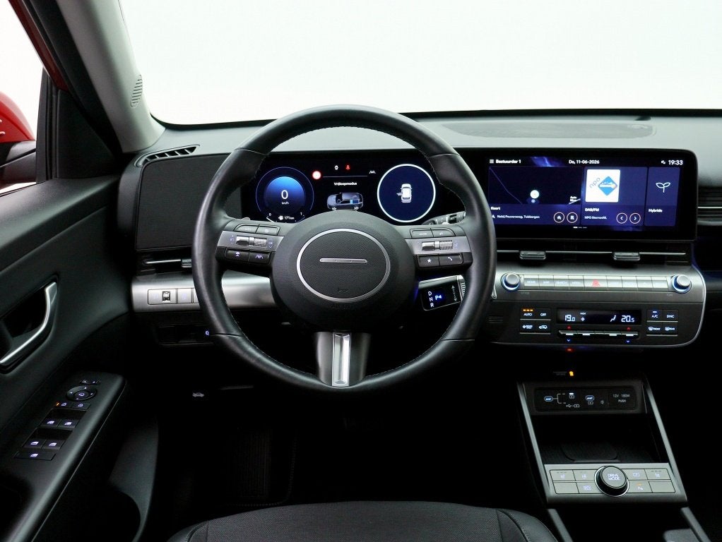 Hyundai KONA 1.6 GDI HEV Comfort Smart | Stoelverwarming | P, Auto's, Stof, Gebruikt, Zwart, Automatische klimaatregeling