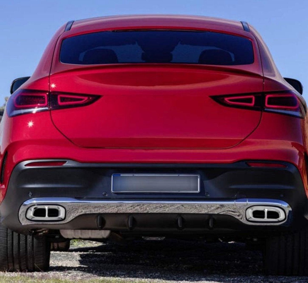 Mercedes gle uitlaat glc eind demper cla a-klasse ML GL c43, Ophalen of Verzenden