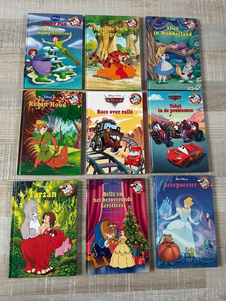 Disney boeken 9 titels hardcover, Ophalen of Verzenden, Gelezen