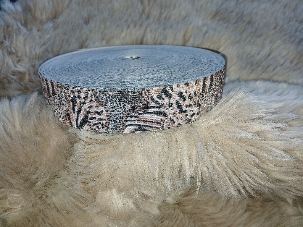 Taille sierelastiek zebra mix, Ophalen of Verzenden, Nieuw, Lint, Band of Elastiek