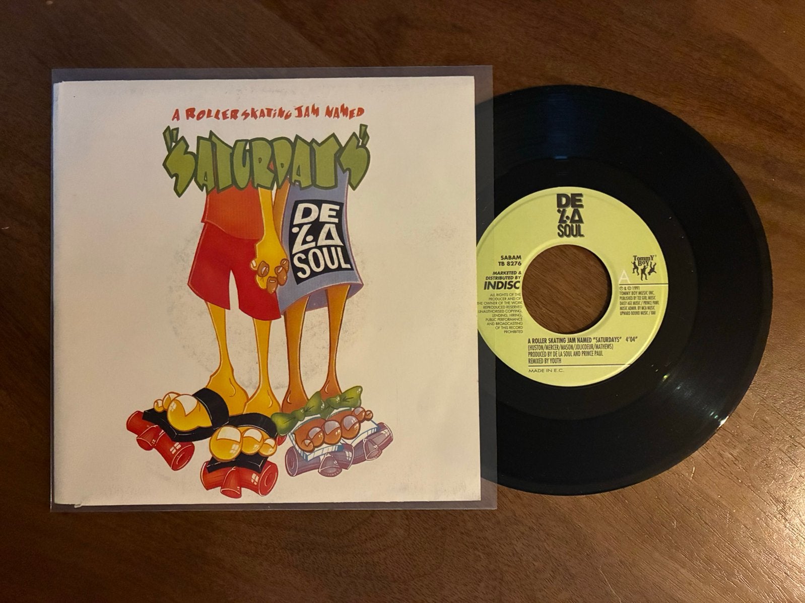 De La Soul - A roller skating jam named “Saturdays”, Cd's en Dvd's, Ophalen of Verzenden, 7 inch