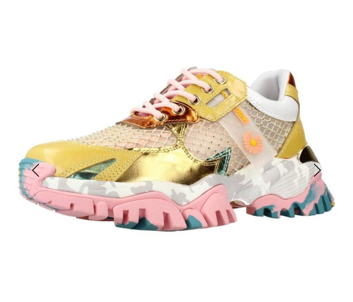 EXÉ 9228 Chunky Platform Sneakers Mesh Pastel EU39, Kleding | Dames, Overige kleuren, Ophalen of Verzenden, Sneakers of Gympen