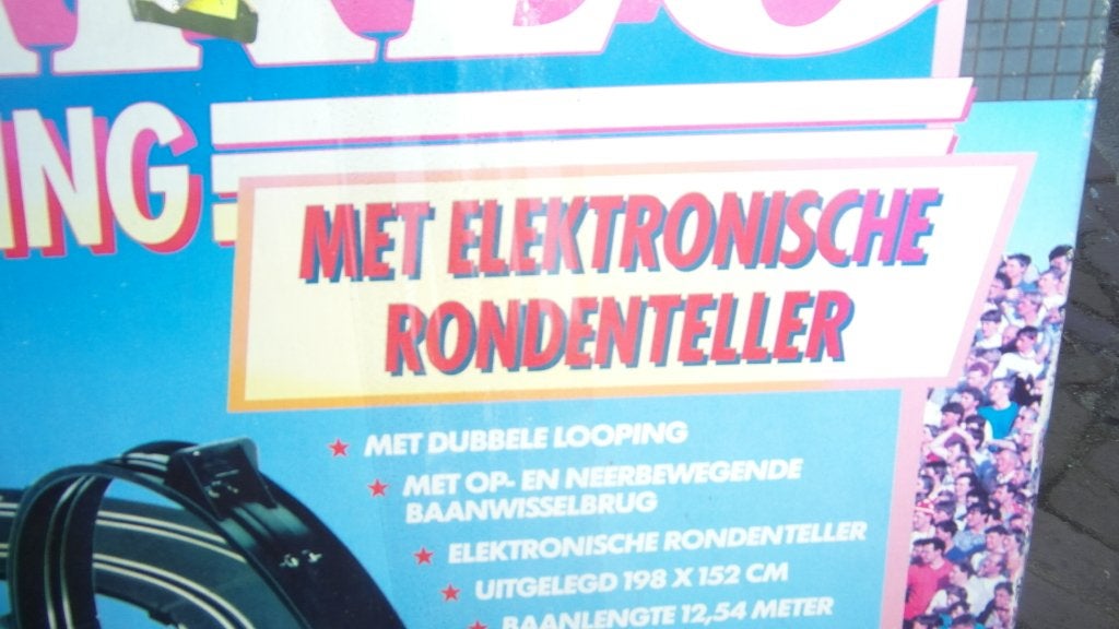 kinder race baan 5,-, Overige merken, Racebaan, Ophalen of Verzenden, Zo goed als nieuw
