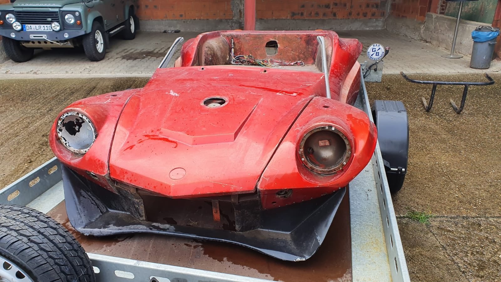 Gezocht kenteken met chassis buggy, Ophalen
