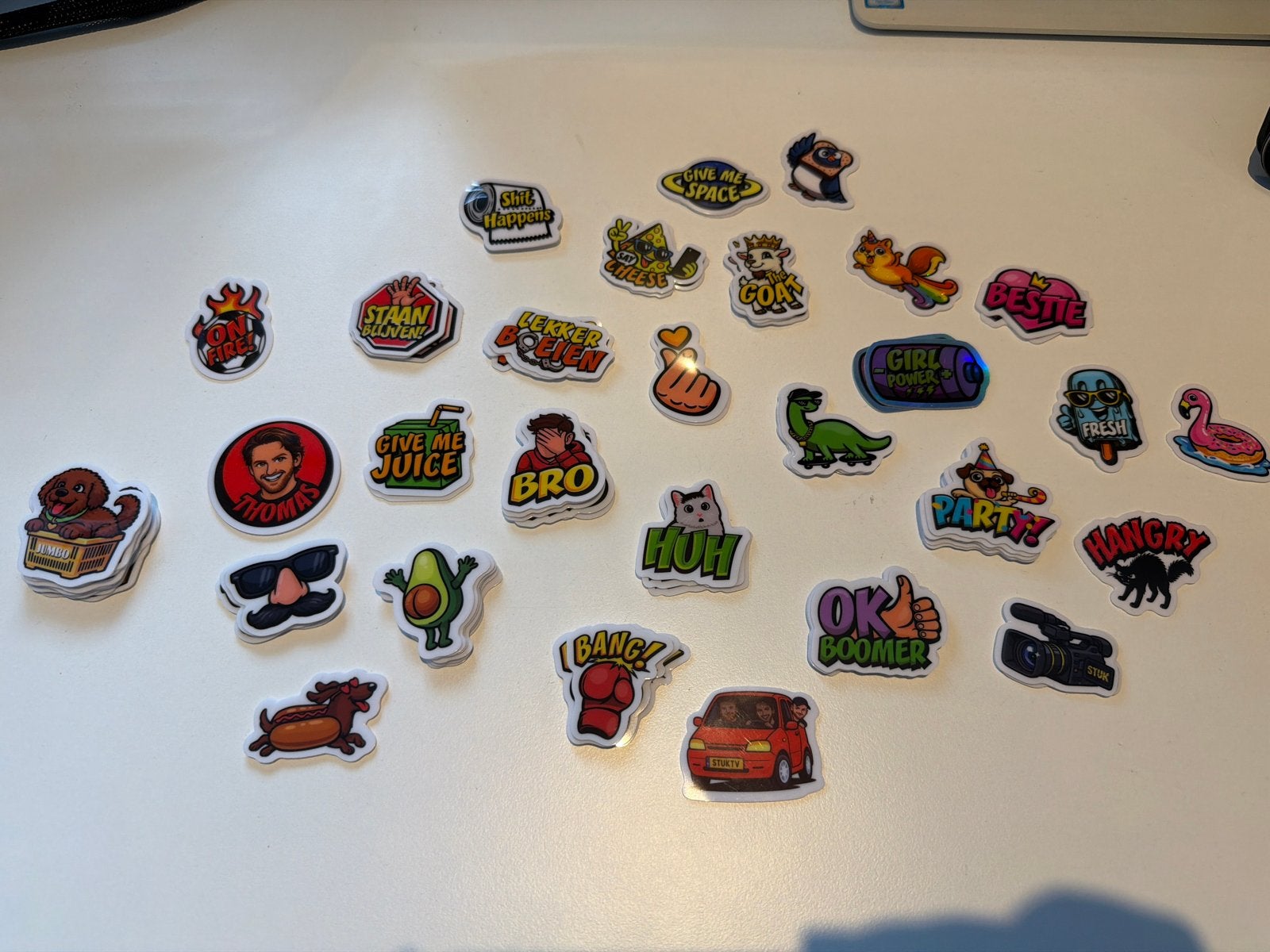 Jumbo Stuk Stickers, Ophalen of Verzenden, Zo goed als nieuw, Overige typen