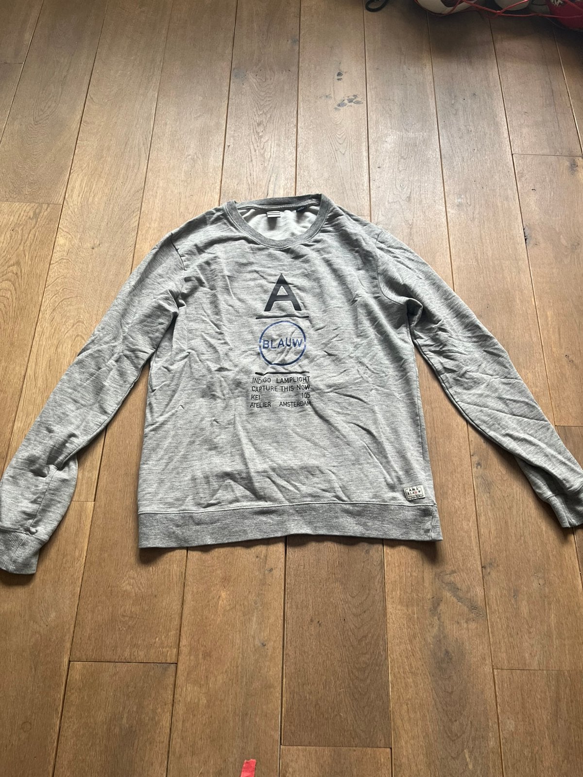 Scotch & Soda AMS Blauw Trui Maat 152/12 jaar, Kinderen en Baby's, Kinderkleding | Maat 176, Ophalen of Verzenden, Zo goed als nieuw