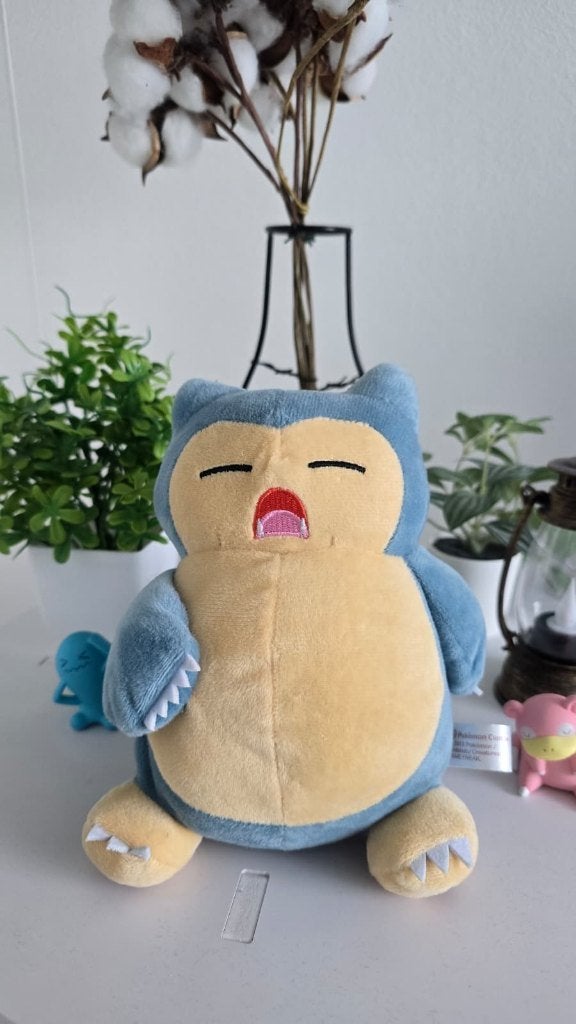 Pokémon Snorlax Knuffel – 15 cm (Normal Pluche), Ophalen of Verzenden, Zo goed als nieuw