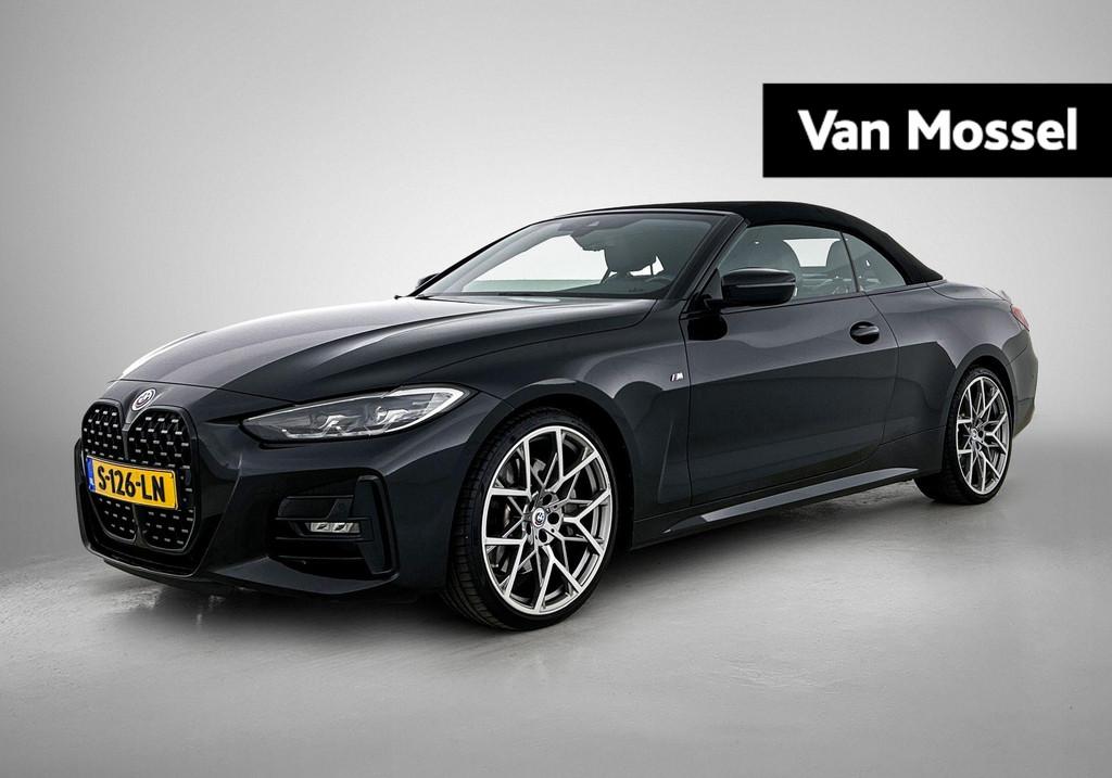 BMW 4-serie Cabrio 430i xDrive High Executive M-SPORT | ACHT, Auto's, Automaat, 4 stoelen, Zwart, Bedrijf