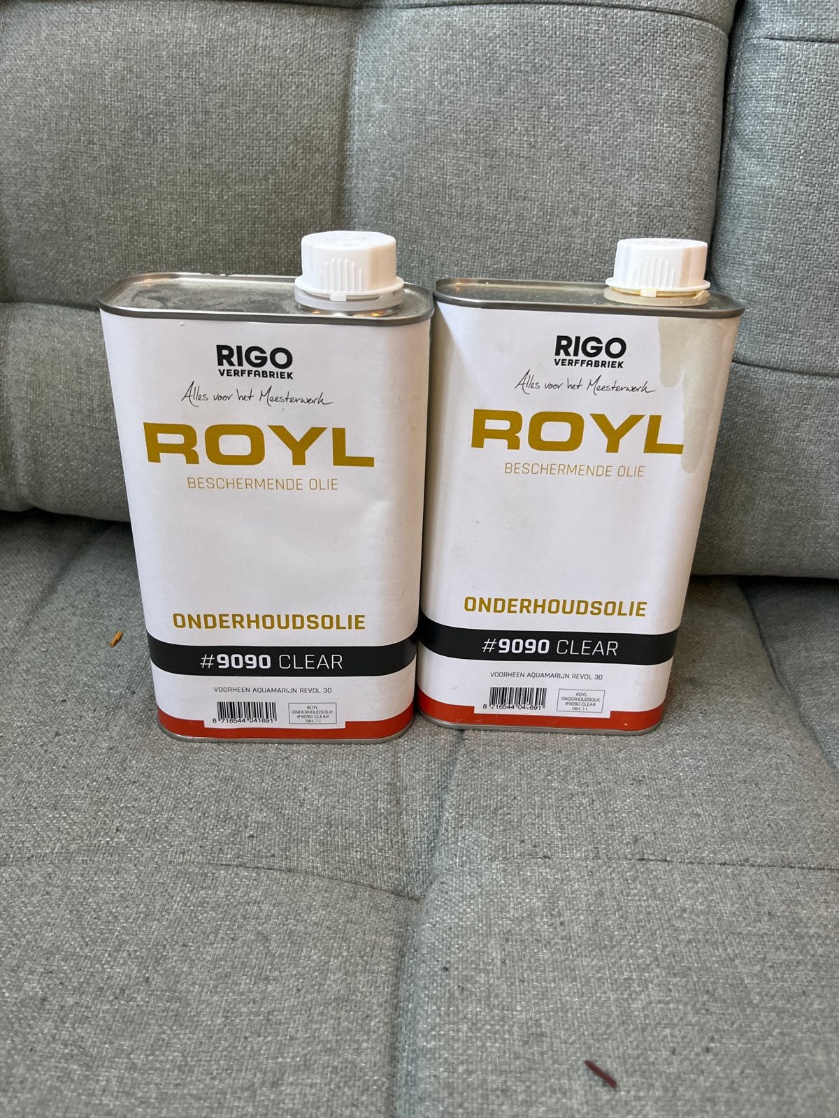 RIGO ROYL Onderhoudsolie #9090 Clear (Whitewash), Doe-het-zelf en Verbouw, Ophalen, Wit, Beits, Zo goed als nieuw