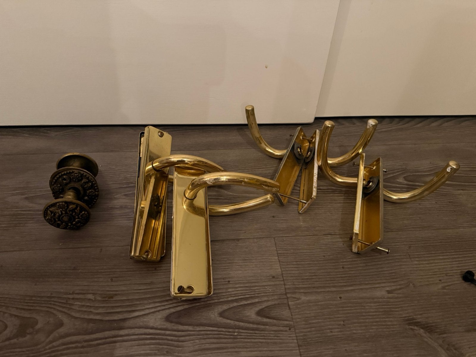 Messing deurbeslag, Antiek en Kunst, Ophalen of Verzenden