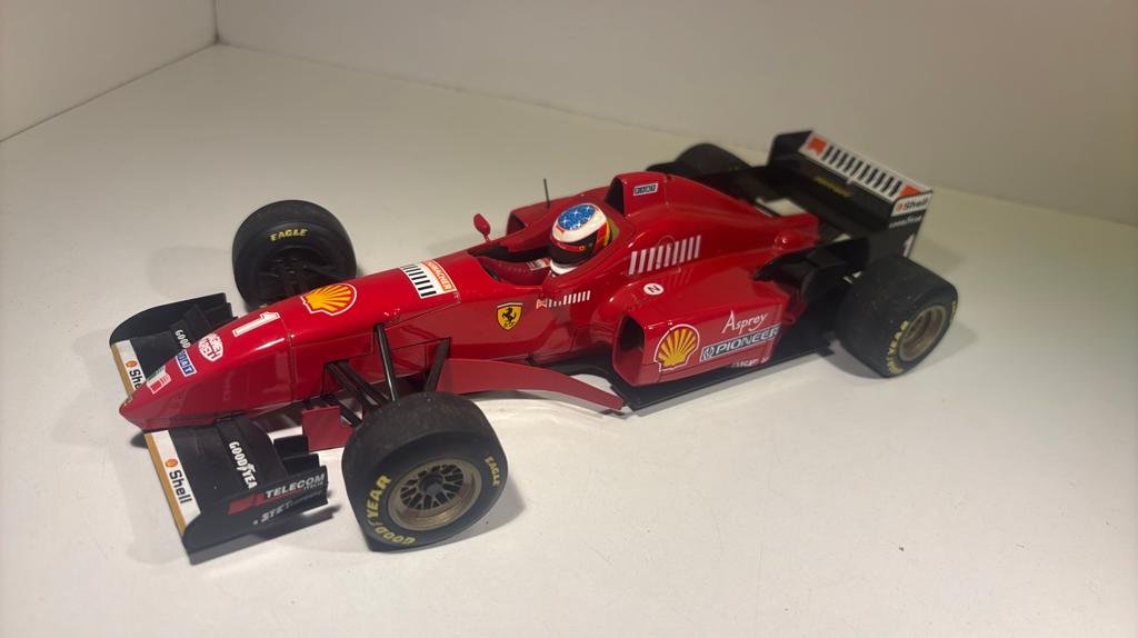 F1 ferrari f310 m.Schumacher 1996 MINICHAMPS 1.18, Hobby en Vrije tijd, Ophalen of Verzenden, MiniChamps, A, A
