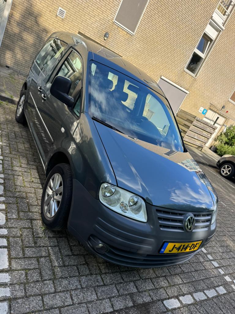VW Caddy Life 7persoon 1.6 Benzine Milleuzone VRIJ, Auto's, Volkswagen, Caddy Combi, 7 stoelen, Handgeschakeld, Particulier