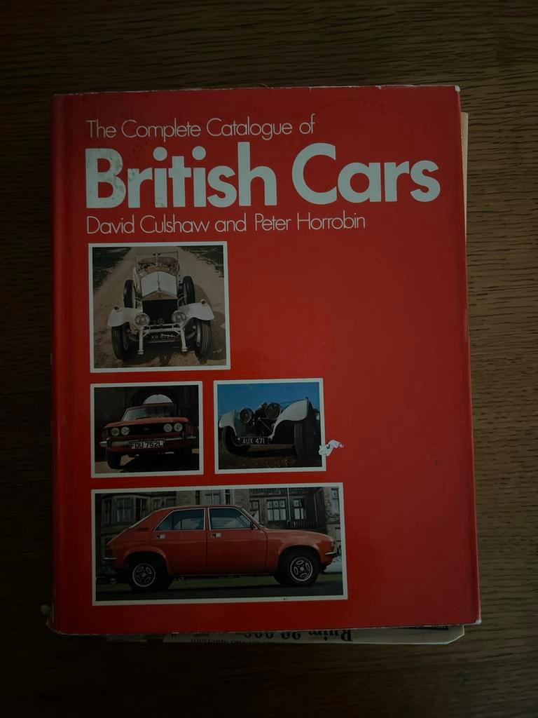 The Complete Catalogue of British Cars - David Culshaw, Ophalen of Verzenden, Zo goed als nieuw, Overige merken