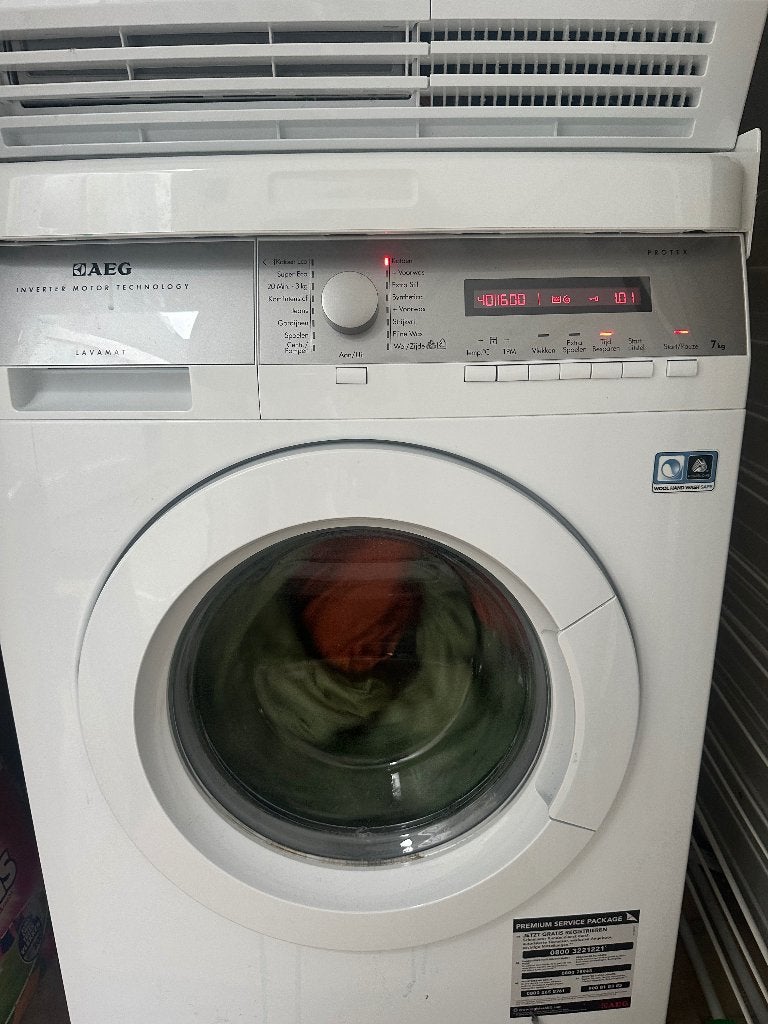 Wasmachine AEG Protex, Ophalen, Gebruikt, Voorlader, 85 tot 90 cm